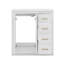 Ensemble de meuble-lavabo double 60 po avec lavabo double 60 po-617108676