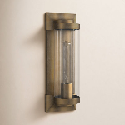 Jill Single Light Cylinder Outdoor Aluminium Wall Light