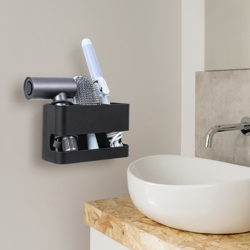 Metal 3 Compartment Hair Tool Holder