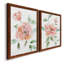 Rose Contour - ensemble de 2 peintures sur toile encadrées-1702167011-1702167010