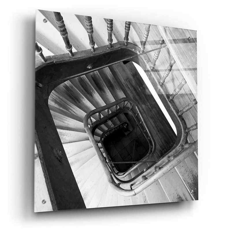 "Escalier en colimaçon n ° 8" par PhotoINC Studio, H 24 po x l 24 po x P 0,2 po