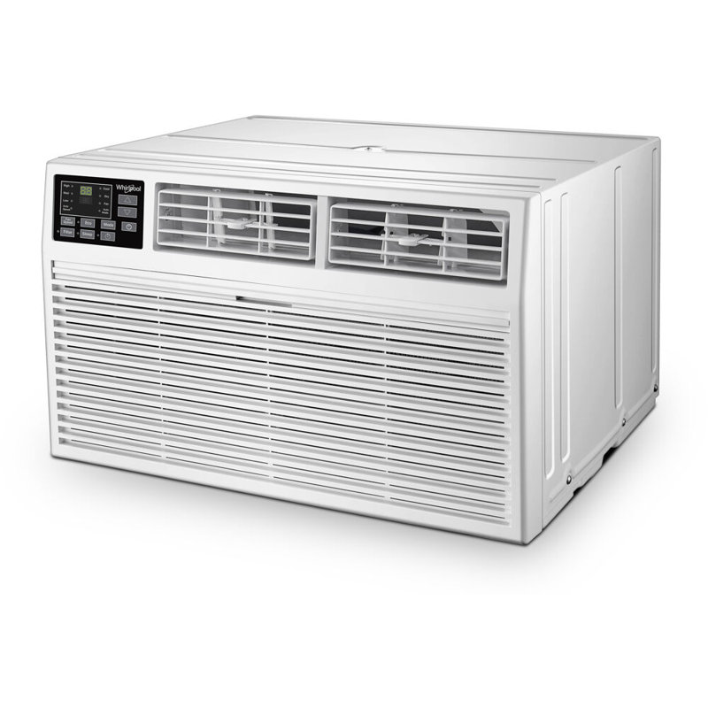 White 8000 BTU Through-the-Wall Air Conditioner with Remote Control