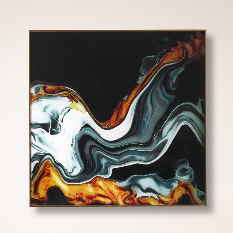 Behesh Abstract Design Wall Art for Living Room Décor, Wall Mounted Canvas Painting