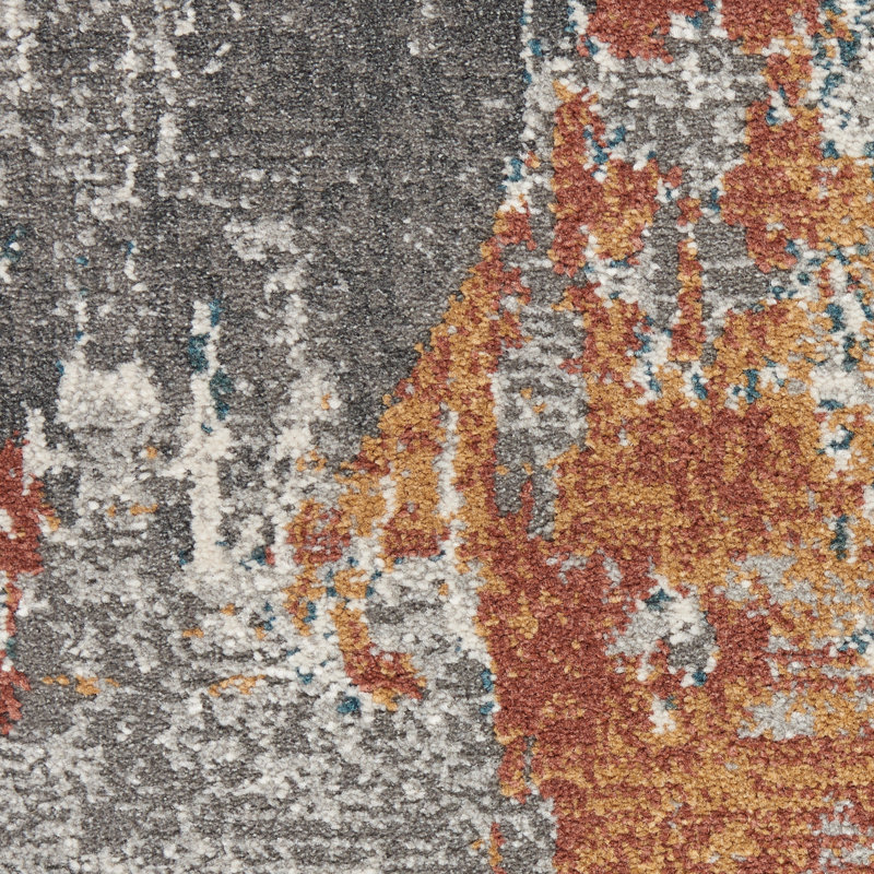 Abstract Indoor Rug, Rectangle 7'10" x 9'10"