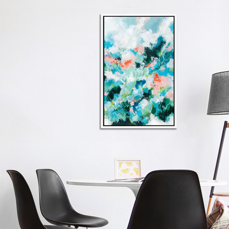 Promise by Cristina Dalla Valentina - Painting on Canvas, 101.6 cm H x 66.04 cm W, White Framed