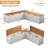 L-shaped Corner Breakfast Nook Bench With Storage, For Dining Room, Kitchen Corner, Entryway-1928296674