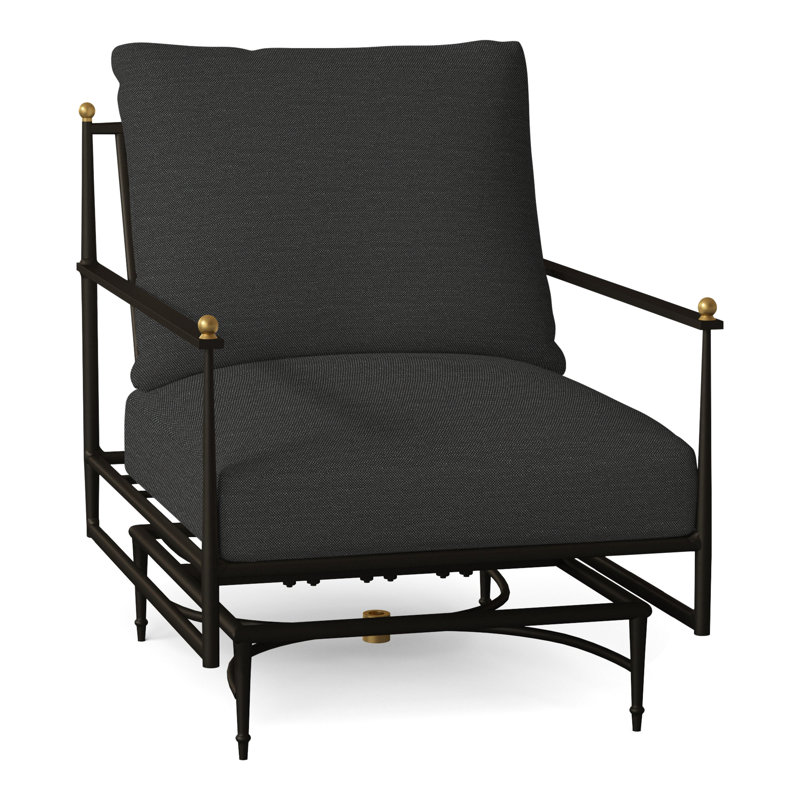 Méridienne en aluminium Roma, Pas de soudure, Perigold Ishi anthracite, Standard Plus