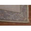 Tapis beige / gris en laine noué à la main de conception unique 5 pi 3 po x 8 pi 1 po