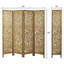 Paravents pliables en bois sculpté