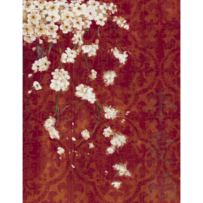 Cherry Blossoms IV - Painting Print, 51 cm H x 76 cm W, Wrapped Canvas
