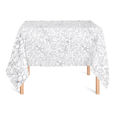 Abdul-Hannan Floral Square Tablecloth
