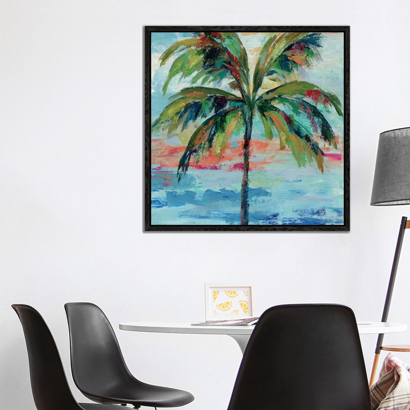 Silvia Vassileva - Print on Canvas, Black Floater Framed, 45.72 cm H x 45.72 cm W x 4.445 cm D