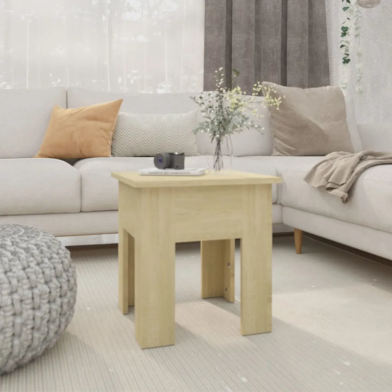Coffee Table 40x40x42 cm Engineered Wood, Sonoma Oak