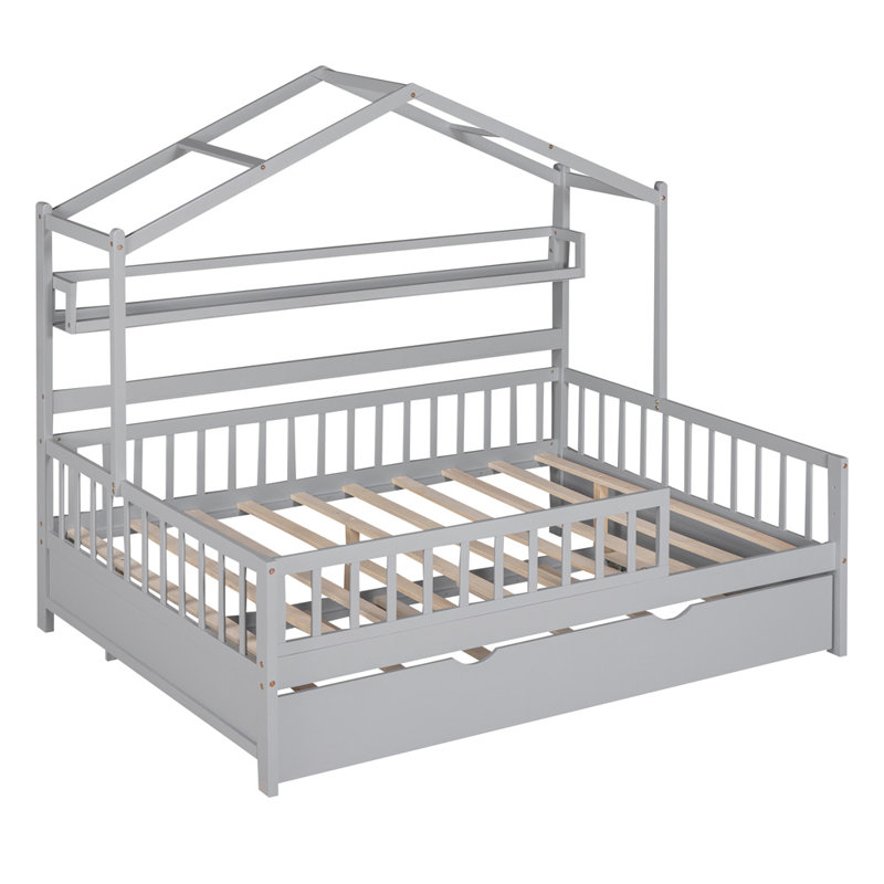 Herbie Bed Frame, Gray, Full
