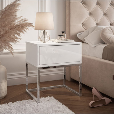 Carlos 45cm W Bedside Table