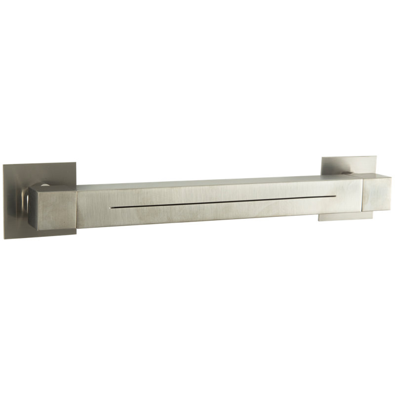 Quarto Flood Fixed Shower Head, Brushed Nickel