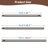 Lachina Arnel 1 Inch Window Curtain Rod with Aluminium Finials, Adjustable Heavy Duty Modern Drapery Pole for Outdoor/Indoor-1412087185-1472476173