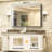 Sahiti Metal Framed LED Bathroom Mirror with Anti-Fog -1827015201