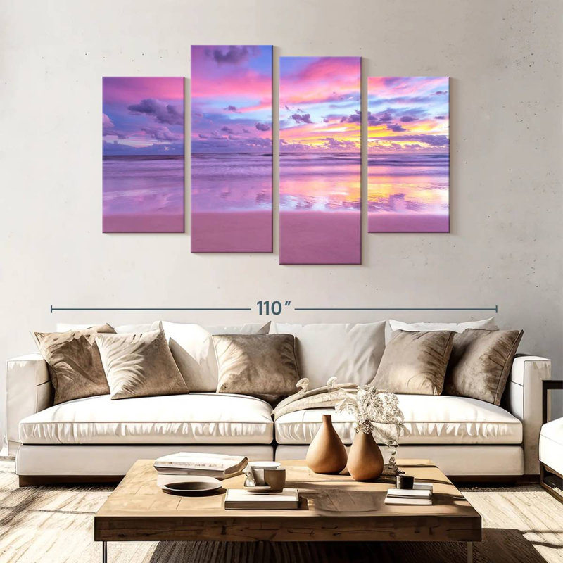 Gillard Dreamy Pastel Horizon, H 54 po x l 84 po