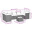 Ensemble de canapé de jardin Vidaxl-114254105-114254106