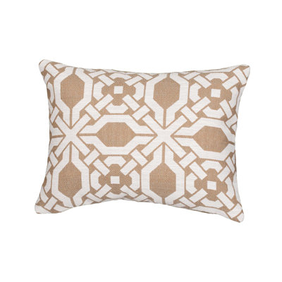 Artisian Geometric Cotton Reversible Throw Pillow