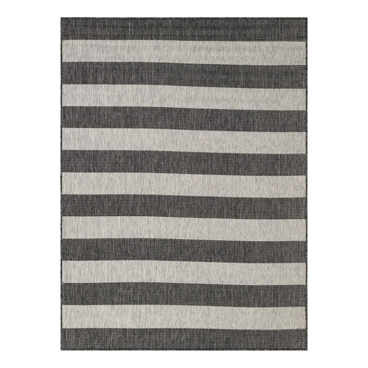Hay Bale Striped Indoor / Outdoor Rug