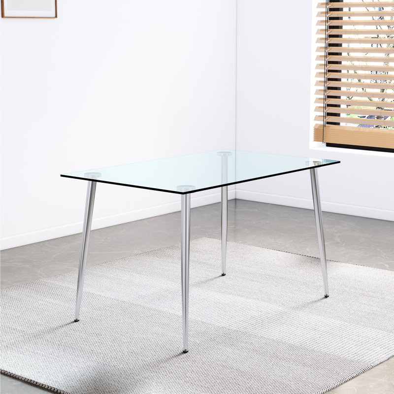 Bureau d'écriture en verre Minimalist