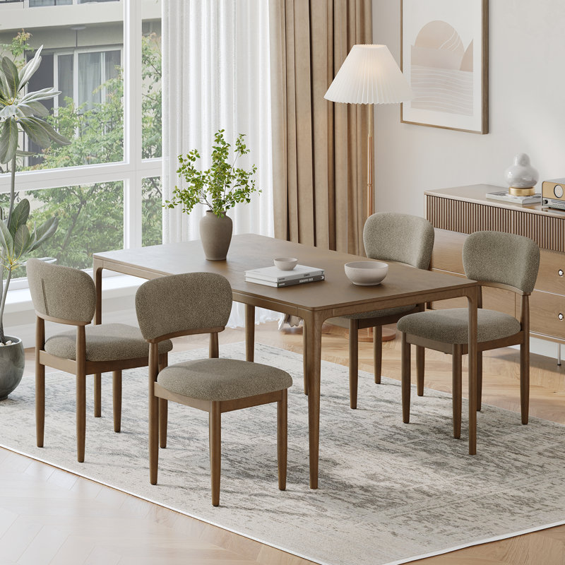 49 cm H Fabric Side Chair, Camel