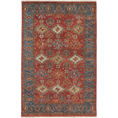 Earland Performance Hand Knotted Wool Oriental Indoor Rug