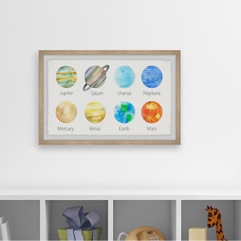 «Planet Gallery», reproduction d'art sur papier, H 8 po x l 12 po x P 1,5 po
