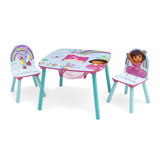 Nickelodeon Dora The Explorer Kids 3-Piece Dinnerware Set - Plates & Bowl, 100% Official