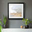 «Abstract Coastland I», reproduction encadrée de qualité supérieure - prête à être accrochée-510389985-510389988-510389990