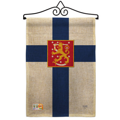 Double Sided 18.5'' H x 13'' W Burlap Garden Flag