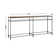 Rainville 74" Mango Solid Wood And Metal Sofa Console Table