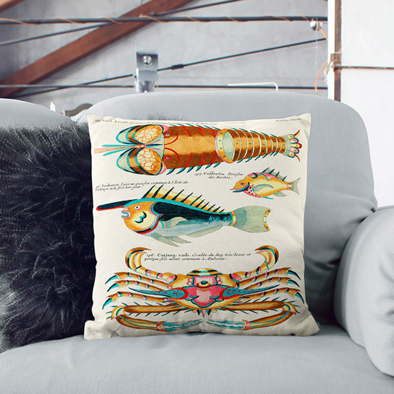 X1536X Square Throw Cushion, 40cm H x 40cm W x 15cm D