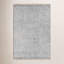 Hereford Hand Knotted Wool Striped Area Rug in Gray