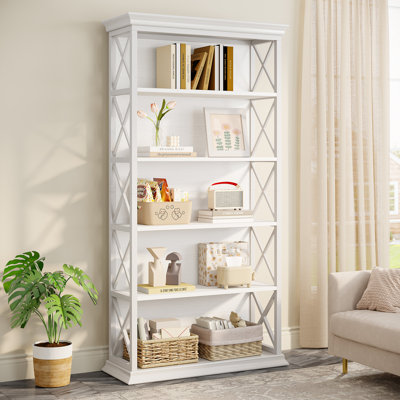 Jaquon 70.86" H x 31.5" W Metal Etagere Bookcase