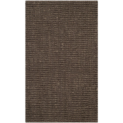 Auckland Handwoven Flatweave Jute/Sisal Brown Area Rug