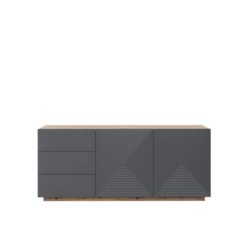 Aaizah 167cm Sideboard, Artisan/Rivier Stone