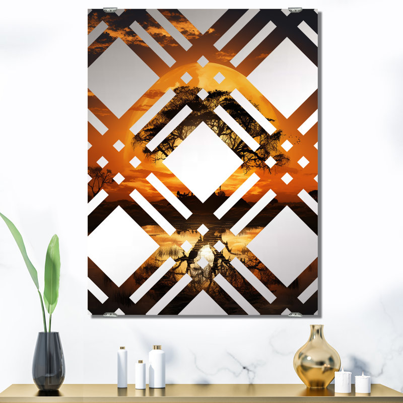 Lade - Miroir mural grand arbre MIR136544, 40 po x 30 po