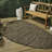 Omid Modern Rustic Abstract Brown/Black Indoor/Outdoor Rug-82281483