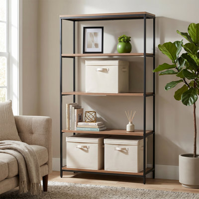 Ensemble de 2 grands bacs de rangement avec couvercles, 15 po x 11,3 po x 12,5 po