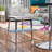 Cyrus Counter Stool with Metal Frame-444629988-444629986