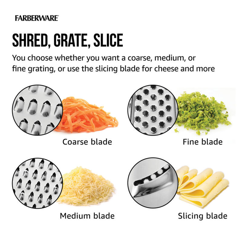Farberware Professional Slim Box Grater With Storge Container