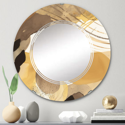 Azami - Miroir mural moderne rond