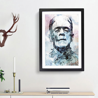 Frankenstein in Abstract - Picture Frame Painting Print