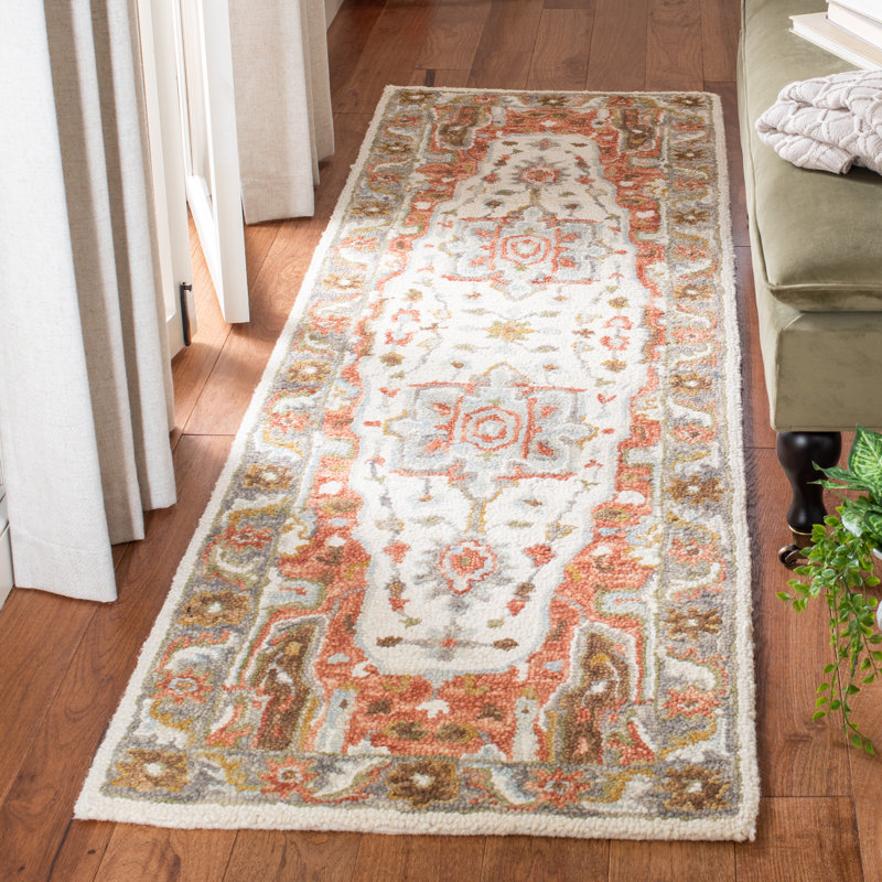 Marchesini Hand Tufted Wool And Cotton Oriental Rug, Runner 2'3" x 8'