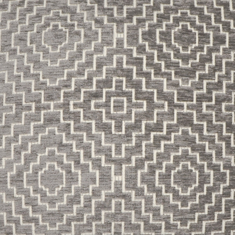 Coussin décoratif à carreaux, Champignon, Traversin H 14 po x l 42 po