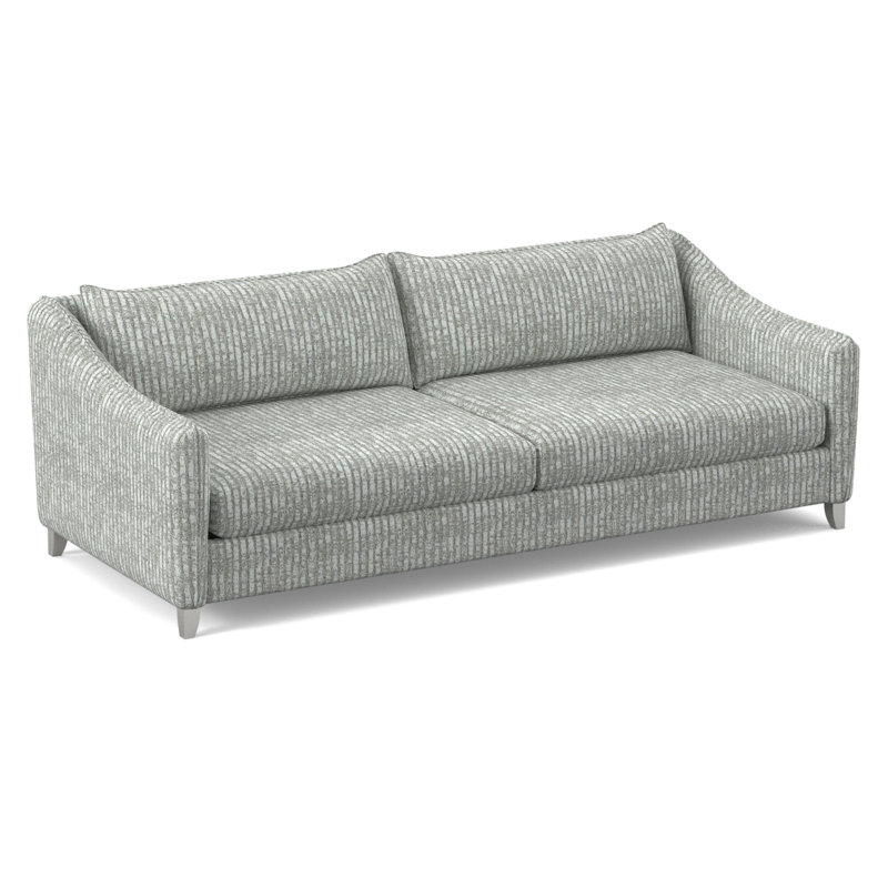 Monterey Patio Sofa with Cushions, Lt Grey Chenille Woven Stripe 6023-010