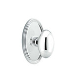 Passage Egg Knob with Oval Rose